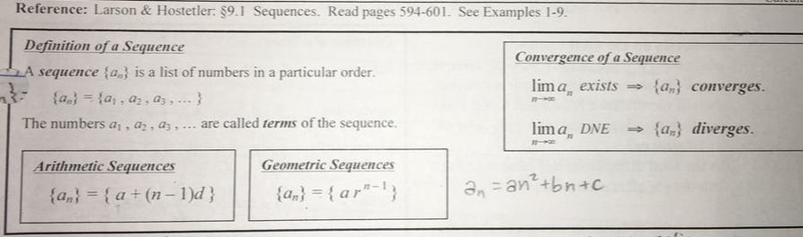 sequences and series calculator